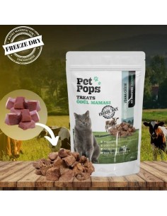 Pet Pops Freeze-Dried Dana Ciğeri Kedi Ödülü 40 Gr