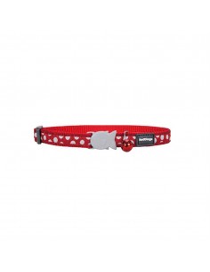 Reddingo Cat Collar 12mm Kırmızı Üzerine Beyaz Benekli...