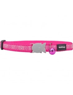 Reddingo Pati Desenli Pembe Kedi Boyun Tasması 12 Mm
