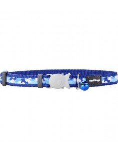 Red Dingo Kamuflaj Lacivert Kedi Boyun Tasması 12Mm