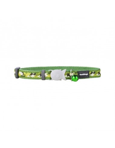 Red Dingo Kamuflaj Yeşil Kedi Boyun Tasmasi 12Mm