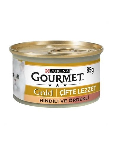 Gourmet Gold Parça Etli Hindili ve Ördekli Kedi...