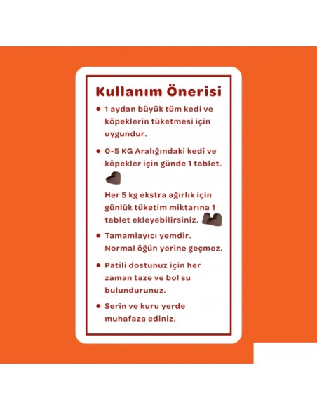 Vet's Plus Multi-Vitamin Kedi ve Köpekler İçin Spirulinalı Vitamin Çiğnenebilir Tablet (60'lı)