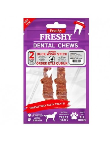 Freshy Dental Chews Duck Wrap Stick Ördek...