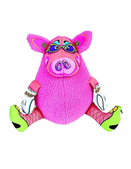 Fat Cat Gruntleys Sesli Peluş Köpek Oyuncağı 19X15X8 Cm