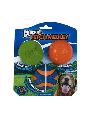 Chuckit!Fetch Medley Gen2 Köpek Oyun Topu 3'lü...