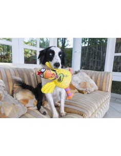 FAT CAT Barnyard Bullies Peluş Köpek Oyuncağı 2