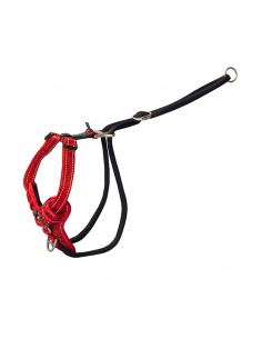 Rogz Stop Pull Köpek Koşum Yansıtıcı Klasik  Kırmızı M