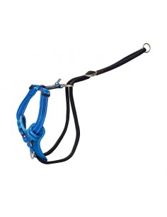 Rogz Stop Pull Köpek Koşum Yansıtıcı Klasik Mavi M