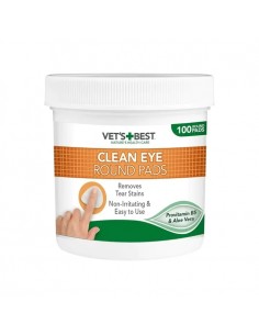 Vets Best Clean Eye Round Pads Parmak Göz Temizleme Bezi