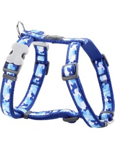 Reddingo Kamuflaj Desenli Lacivert Köpek Göğüs Tasması 20 Mm