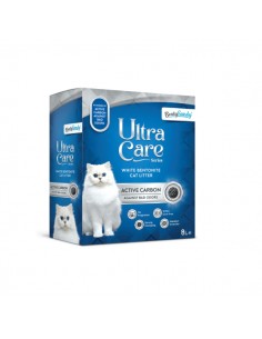 Aktif Karbonlu Topaklanan İnce Taneli Kedi Kumu 8lt