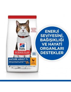 Hill's SCIENCE PLAN Tavuklu +7 Yaşlı Kedi Maması 3kg