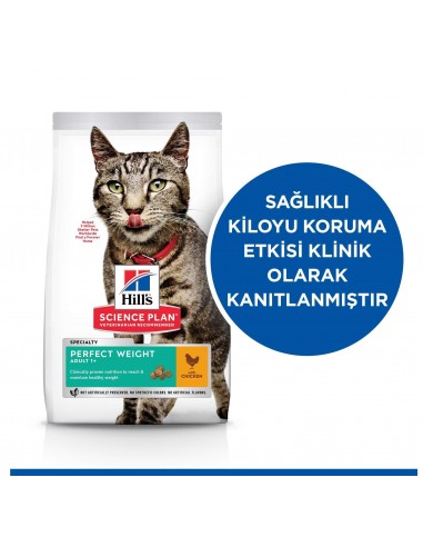 Hills Perfect Weight Yetişkin Tavuk Kedi Mama...