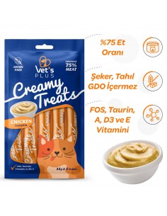 Vets Plus Creamy Treats Tavuklu