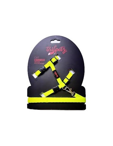 Tailpetz Cat Harness Lime