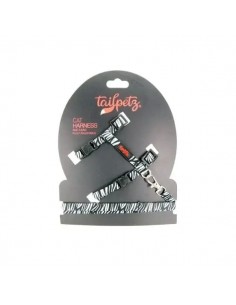 Tailpetz Cat Harness Zebra