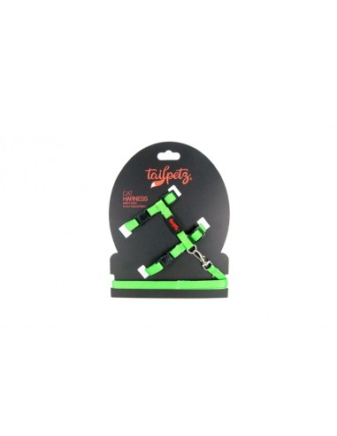 Tailpetz Cat Harness Green