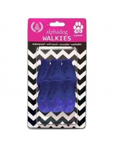 Alphafog Walkies Dog Boots L - Mavi
