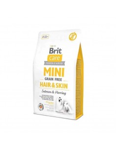 BRIT CARE MINI 7 KG G-F HAIR & SKIN SALMON & HERRING FRESH