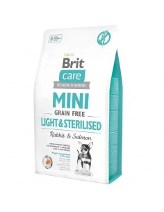 BRIT CARE MINI 2 KG G-F LIGHT & STERILISED RABBIT &...