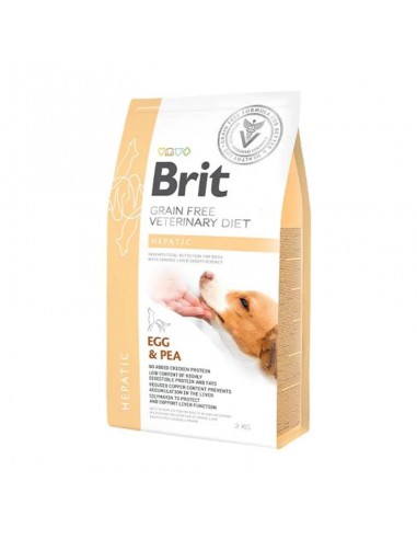 BRIT 2 KG GF VETERINARY DIETS DOG HEPATIC EGG &...