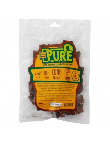 Delibon Pure Dana Kurutulmuş Akciğer 2cm 100gr