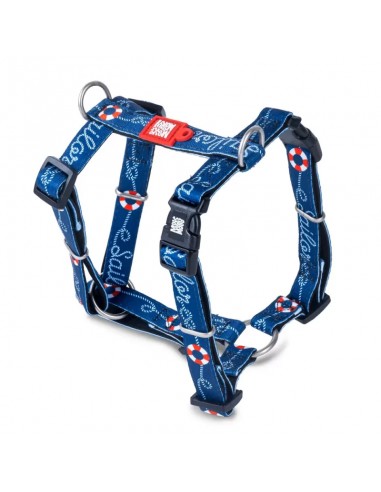 Max & Molly Sailor Köpek Göğüs Tasması L