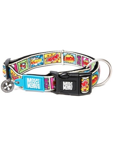Max & Molly Comic Smart ID Köpek Boyun Tasması M