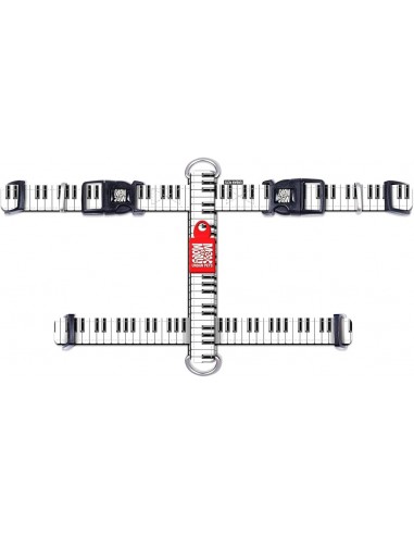 Max & Molly Piano Köpek Göğüs Tasması S