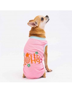 Pawstar Pink Aloha Kedi ve Küçük Köpek T-shirtü XL