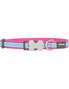 Reddingo Dog Collar Fang it Hot Pink 25 mm