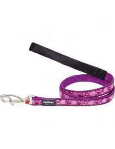 Reddingo Breezy Love Desenli Mor Uzatma Köpek Tasması 12 Mm