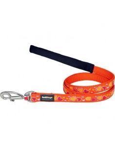 Reddingo Breezy Love Desenli Turuncu Uzatma Köpek Tasması...