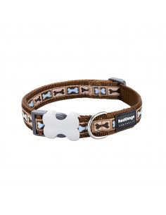 Reddingo Bone Yard Desenli Kahverengi Köpek Boyun Tasması...