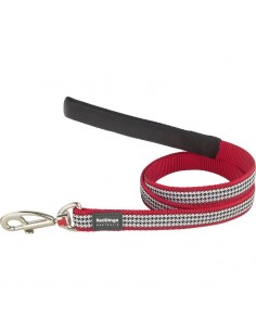 Reddingo Fang It Desenli Kırmızı Uzatma Köpek Tasması 25 Mm