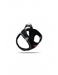 TailPetz Airmesh Siyah Köpek Göğüs Tasması L