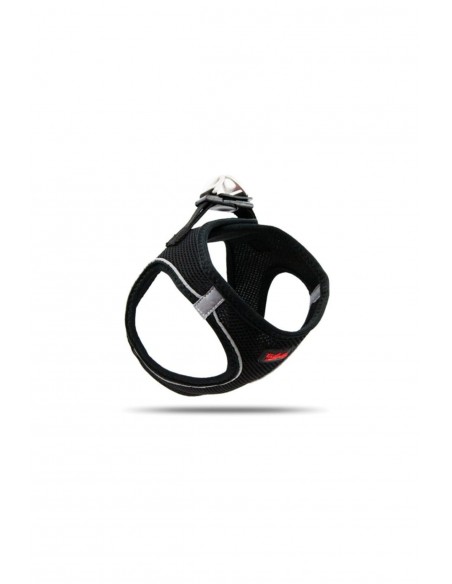 TailPetz Airmesh Siyah Köpek Göğüs Tasması L